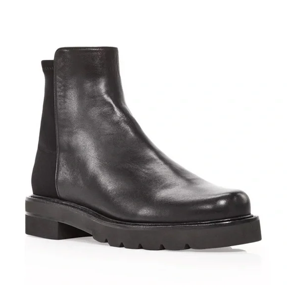 Stuart Weitzman 5050 Leather Lift Bootie Boot Size 10 Narrow AA - Picture 2 of 11